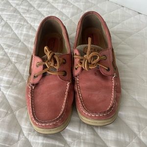 Sperry BlueFish Washed Red Top Sider
